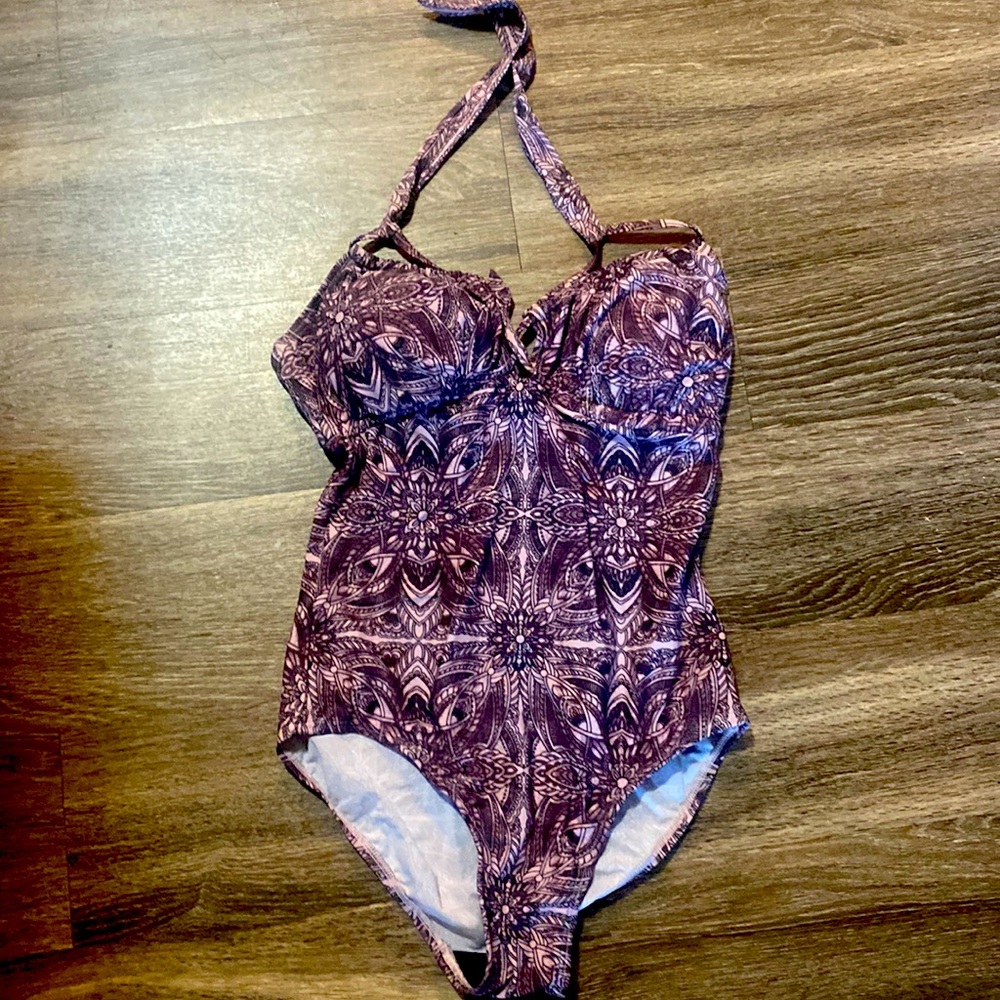 Mandala purple swimsuit